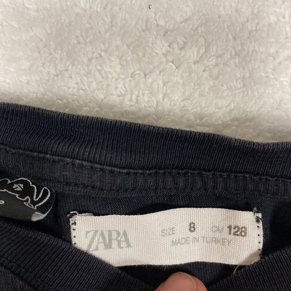 5/$20 Zara Doraemon what mood are you? Cat robot boys black size 8 tee - Picture 6 of 8